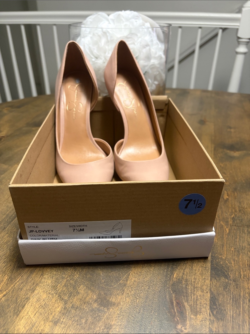 Jessica Simpson Nude Blush Stiletto Pumps